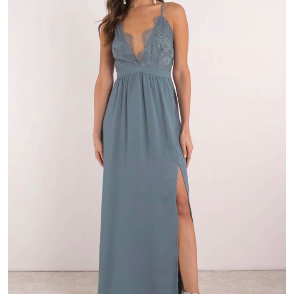 Dusty Blue Prom / Formal Dress